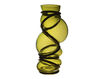 Vase Vanessa Mitrani COLORS Chain Ring Acid Green Contemporary / Modern