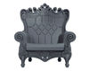 Terrace chair Queen of love Slide Design Of Love QUEEN OF LOVE Jet Black Contemporary / Modern