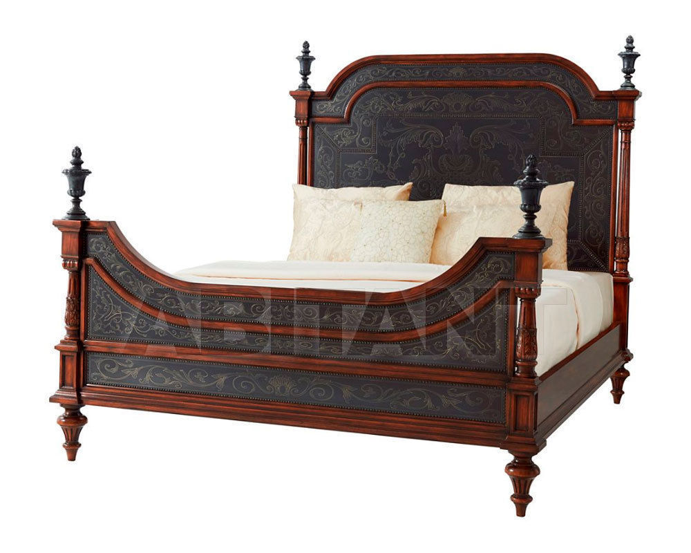 Bed dark gray Theodore Alexander 8221-010