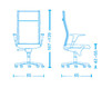 Needlework chair Tecnoarredo srl Poltrone Direzionali TSP315 Contemporary / Modern