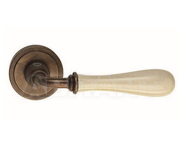 Buy Door handle Valli Handles 2012 H 1004 R8 Bronze BRUNITO / Porcelain Ivory