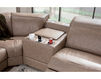 Sofa Boss 3 Posti 1 Br. + Consolle + Poltrona 1 Br. Maxi + Angolo Light brown Sofa Loiudiced Elite Boss 3 Posti 1 Br. + Consolle + Poltrona 1 Br. Maxi + Angolo