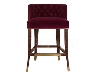 Bar stool burgundy Brabbu by Covet Lounge BOURBON COUNTER STOOL