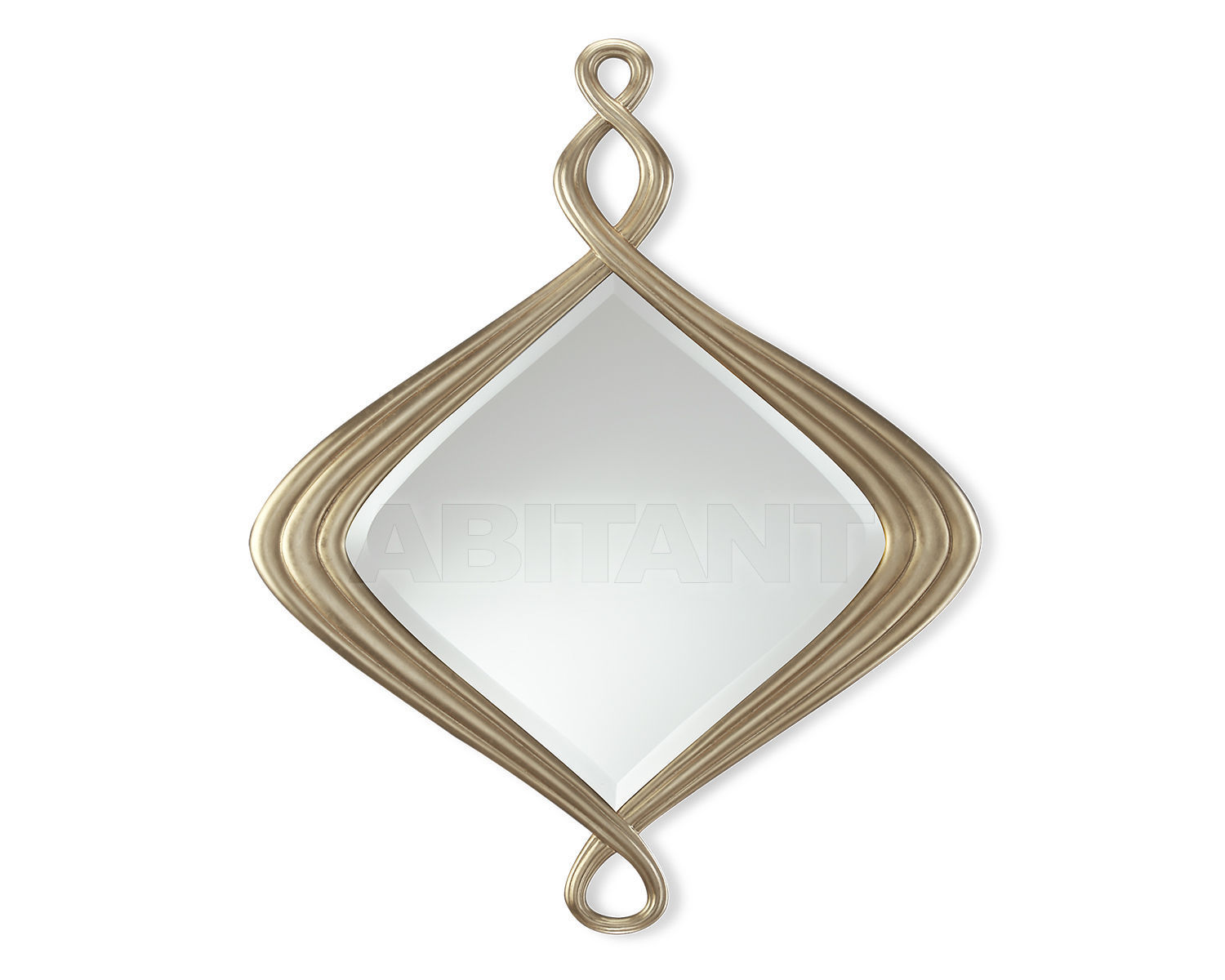 Buy Wall mirror Pirouette Christopher Guy 2014 50-2056-D-BEV 20th C. Silver