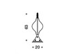 Table lamp IDL Export Dolce Vita Luxury Lighting 475/1L Loft / Fusion / Vintage / Retro