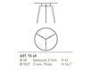 Side table T-GONG Alivar Contemporary Living TG 48 Contemporary / Modern