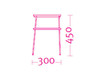 Bar stool Mobilsedia Inglese 2007 silvia without back Contemporary / Modern
