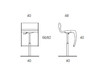Bar stool Yumi COM.P.AR Stools 605 Contemporary / Modern