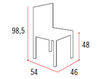 Chair Idealsedia srl Today 239 V Contemporary / Modern