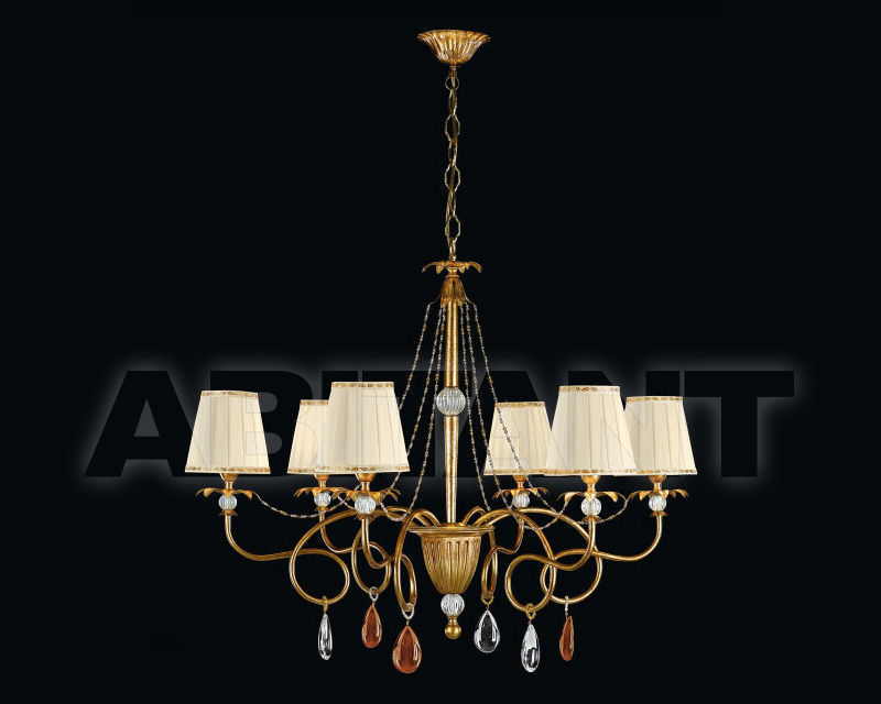 Сhandelier L 14047/6 CP price on request Buy Сhandelier Renzo del Ventisette & C. S.A.S Con Paralumi L 14047/6 CP