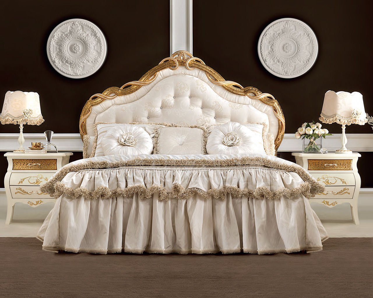 Bed White Signorini Coco C 32 Or