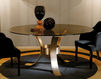 Dining table Dom Edizioni Table MASSIMO Glass dinner table Art Deco / Art Nouveau