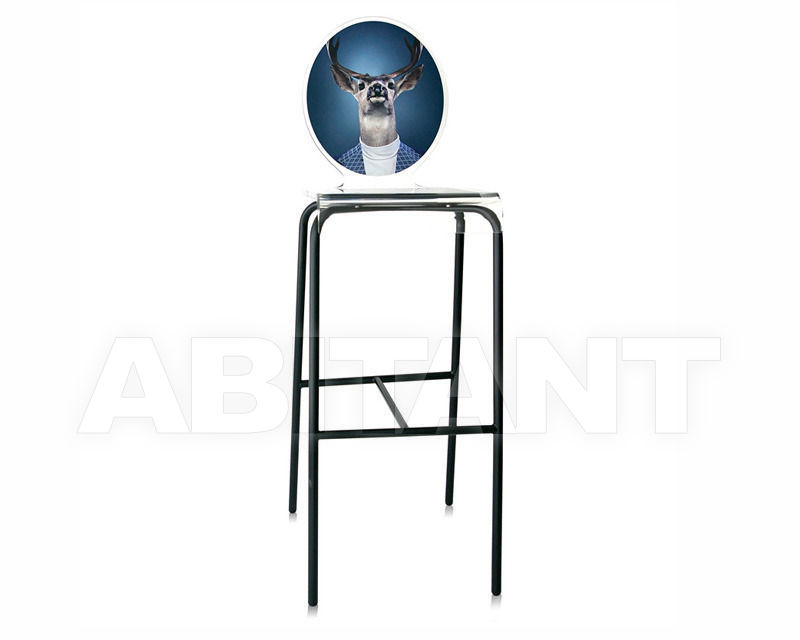 Buy Bar stool Acrila Graph Line Bar stool Blue Deer Graph collection 2