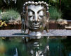 Decor element  Buddha mask VGnewtrend Home Decor 7521501.00 Oriental / Japanese / Chinese