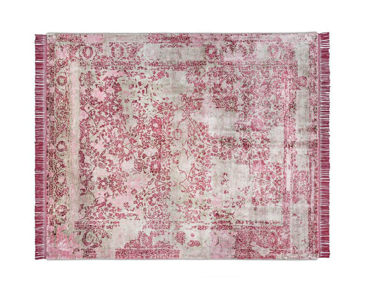 Buy Modern carpet Rug Star Persia/rajasthan Rajasthan Supreme No. 10 | Aubergine on GreyGreen 