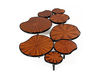 Coffee table Malabar by Radiantdetail SA World Architects Waterlily Art Deco / Art Nouveau