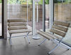Chair B.D (Barcelona Design) PUBLIC SEATING Bench 1 seat 75 UPHOLSTERED Loft / Fusion / Vintage / Retro